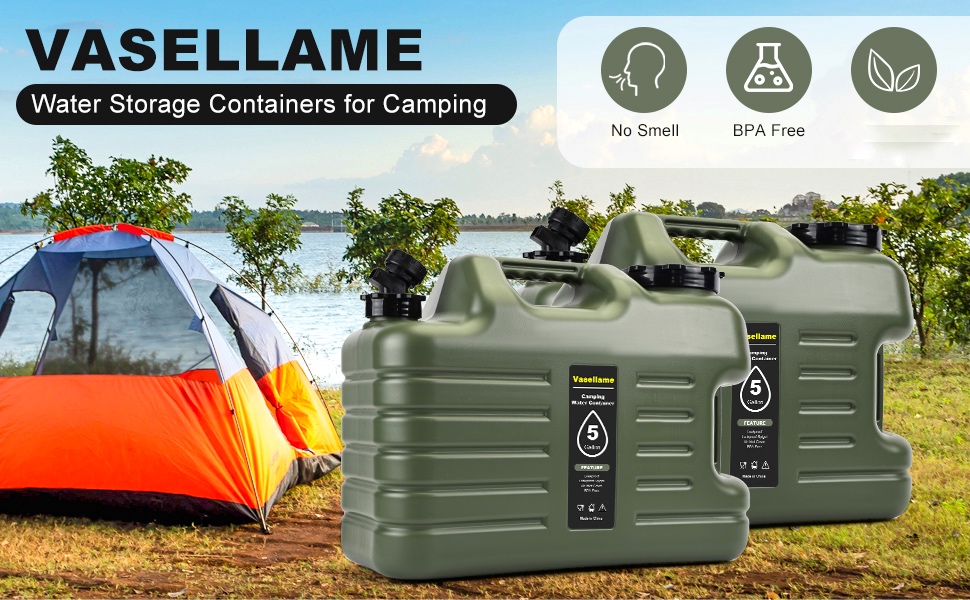 water storage containers for camping