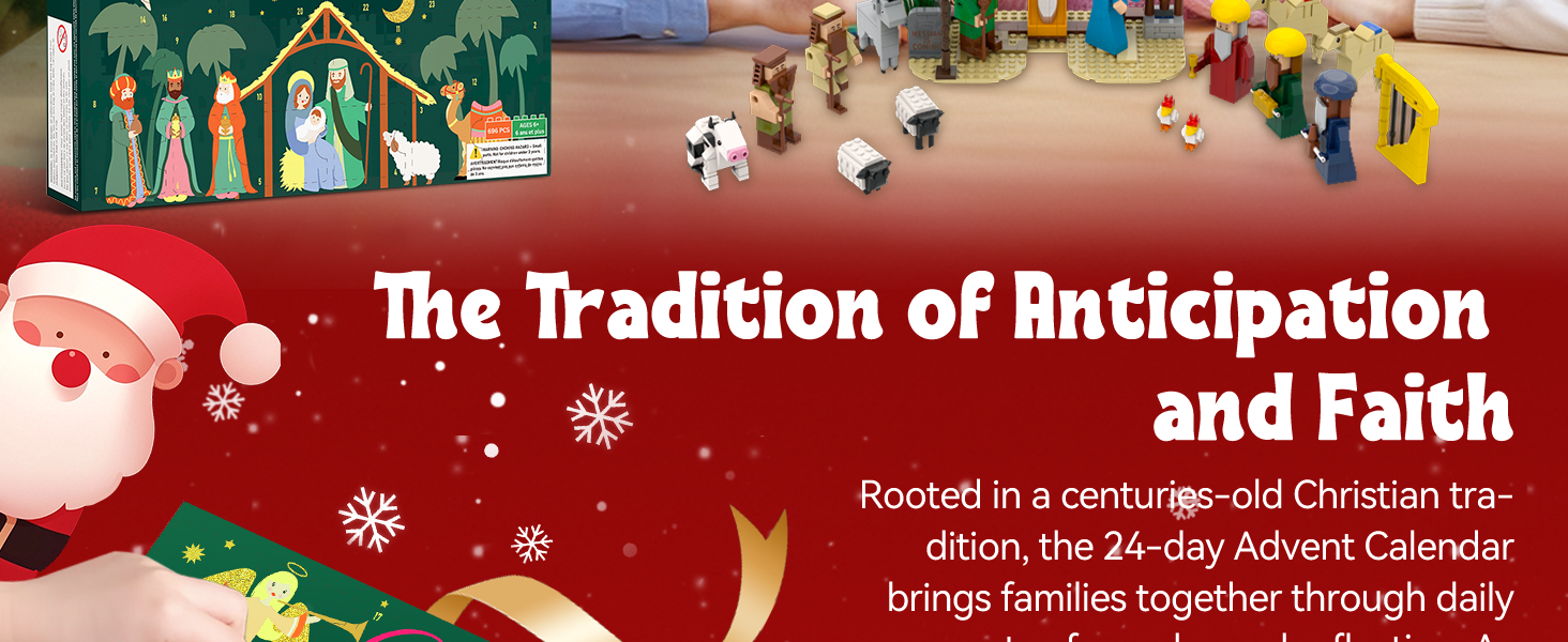 Nativity Advent Calendar 2025 Kids