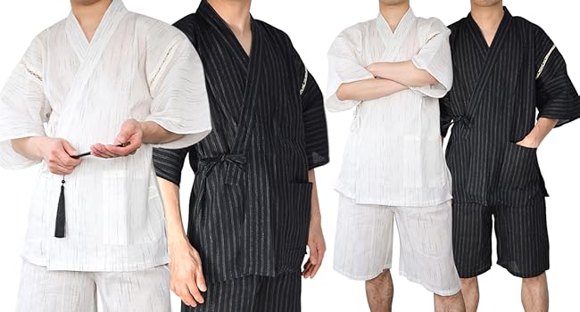甚平 メンズ 綿 涼しい 花火大会 父の日 夏祭り 男性 寝間着 パジャマ