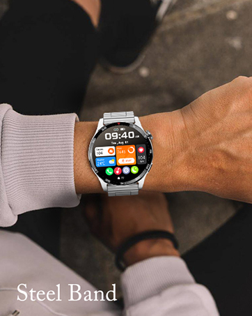 ST6 Men's Smart Watch Sliver