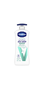 Vaseline Intensive Care Sensitive Skin Relief Body Lotion, 20.3 oz