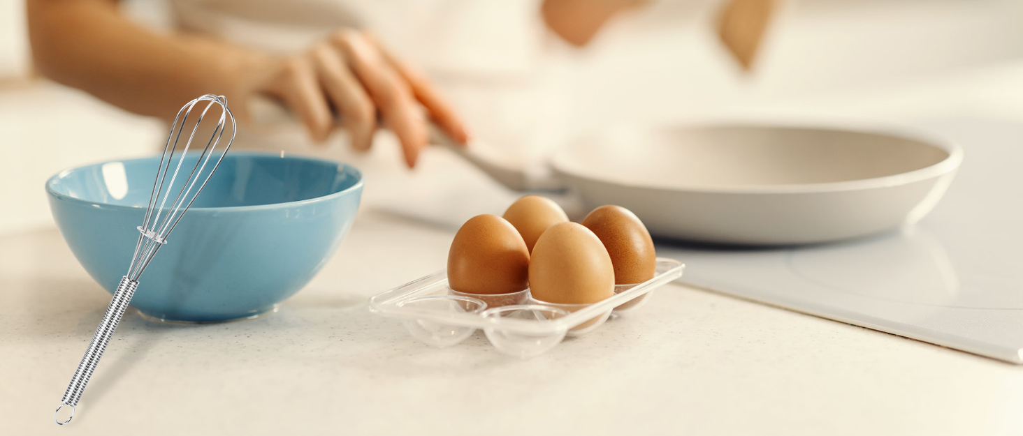 NileHome Mini Whisks Stainless Steel Whisk Set 5" 7" Kitchen Small Wisk