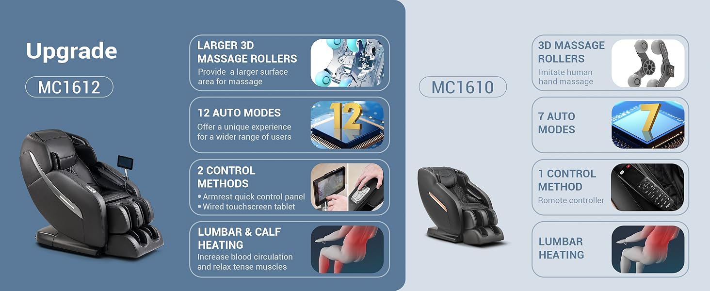 upgrade massage chair