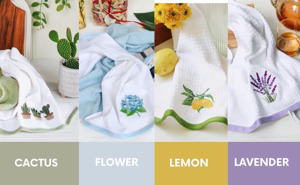 cactus kitchen towels flower kitchen towels lemon kitchen towels lavender kitchen towels