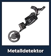 Velleman Metalldetektor, wasserdichte Suchspule 20 cm, LCD-Display, Suchtiefe 15 cm