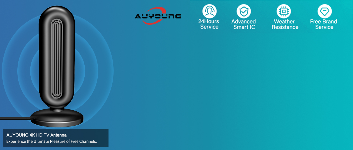 2023 Upgraded Digital TV Antenna Up to 550+ Miles Range