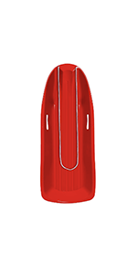 46 Inches Snow Sled Downhill Slippery Racer - Red