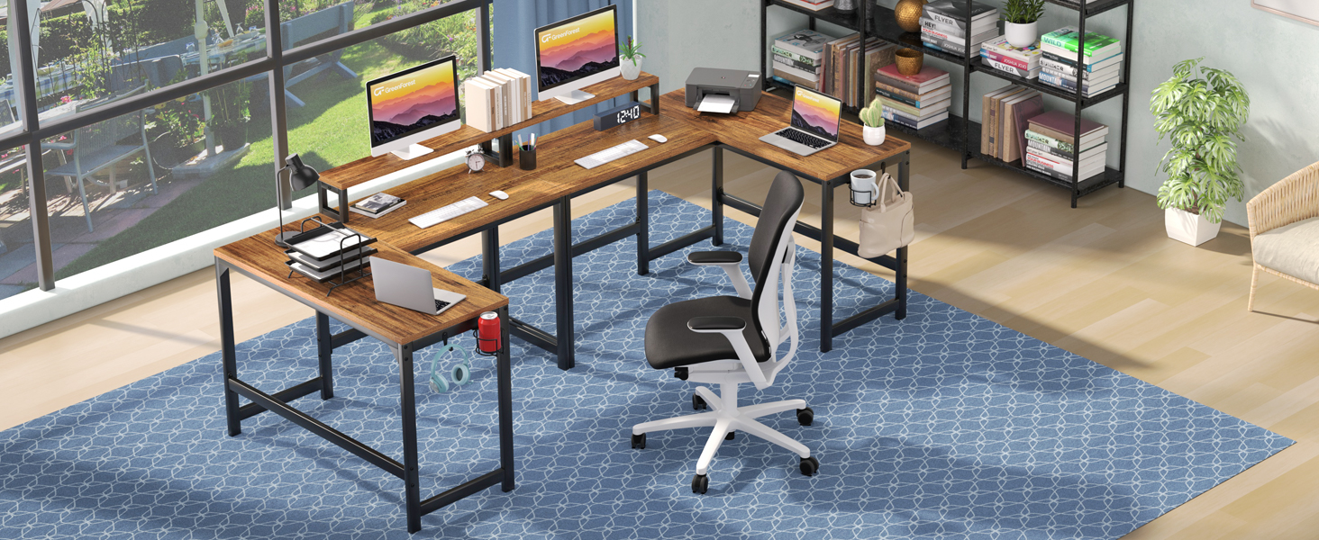 Reversible Corner Computer Desk