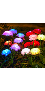 solar flower lights