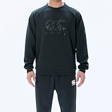 Amazon.co.jp: [カンタベリー] スウェットクルー D.A.F TEC AIR