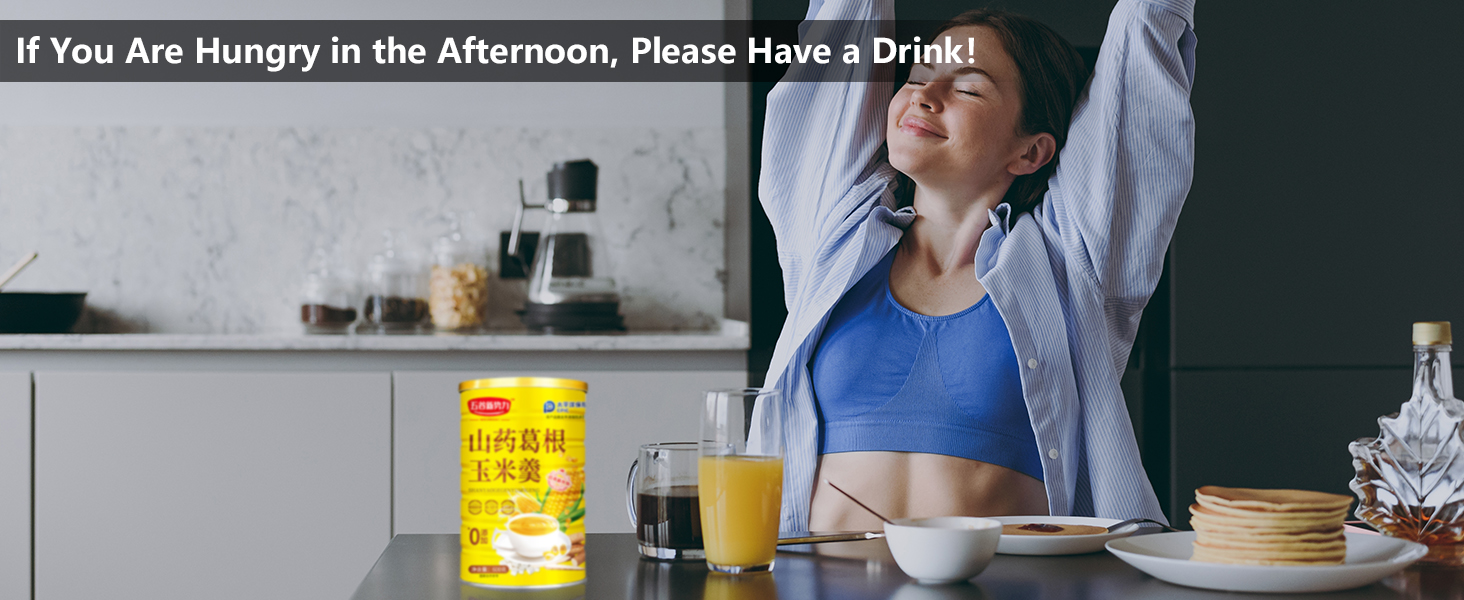 Afternoon tea Chinese yam and kudzu corn soup