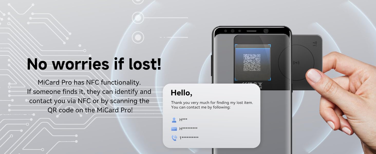 MiCard Wallet Finder for Android, Google Certified Wallet Tracker Card, Bluetooth Item Locator