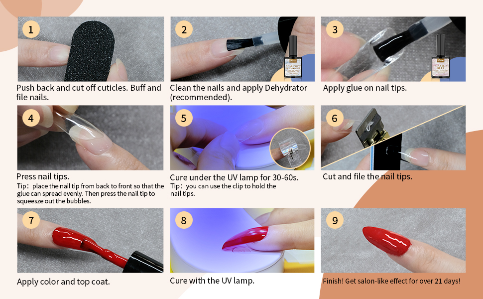 press on nails acrylic nail kit
