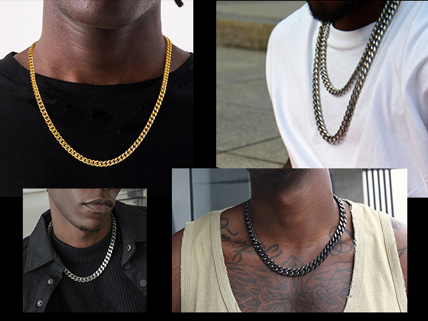 gold cuban link chain for men