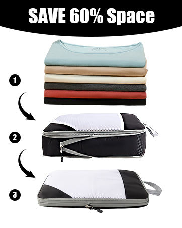 Hiyorsoa Compression Packing Cubes for Suitcases