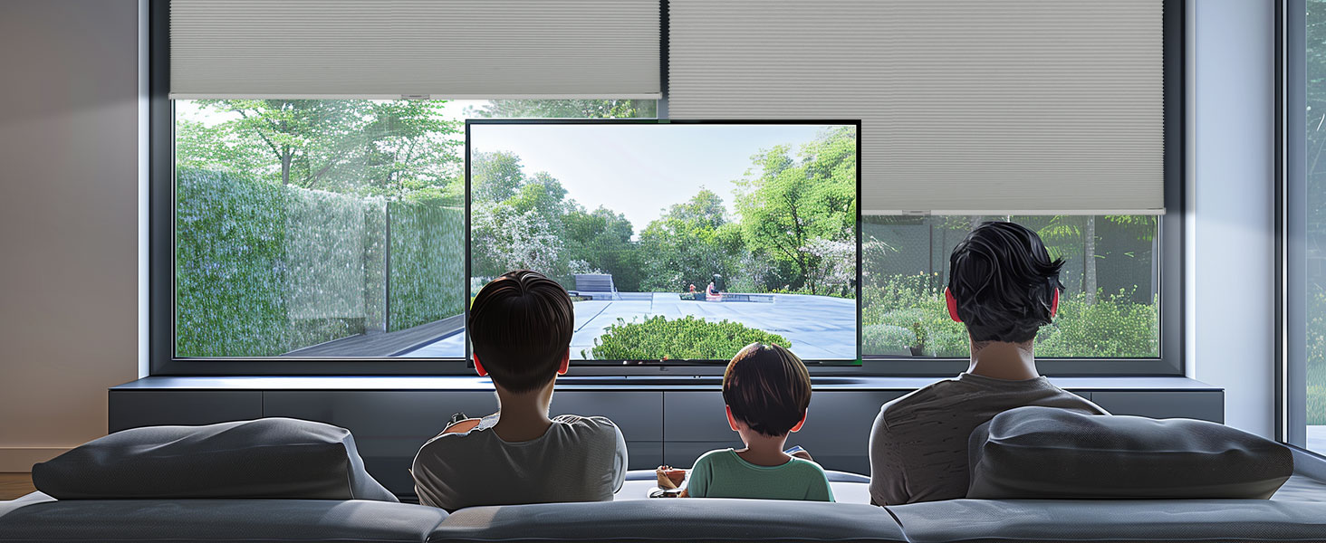 BERISSA Top Down Bottom Up Blackout Cellular Shades