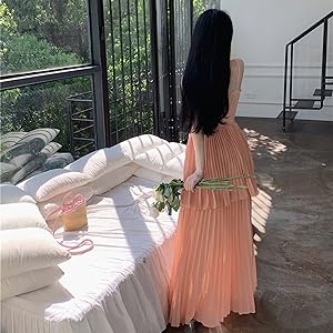 Amazon.co.jp: [Bestmood] キャミワンピース マキシ