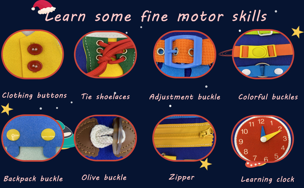 JKGIFTS 22 IN 1Montessori Toys for 15 Years Old Kids, Busy Board 1 2 3