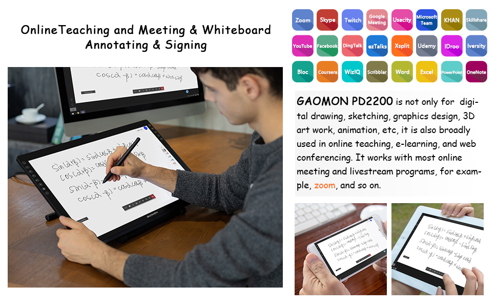 Amazon.in Buy GAOMON PD2200 92 NTSC FullLaminated Pen Display with