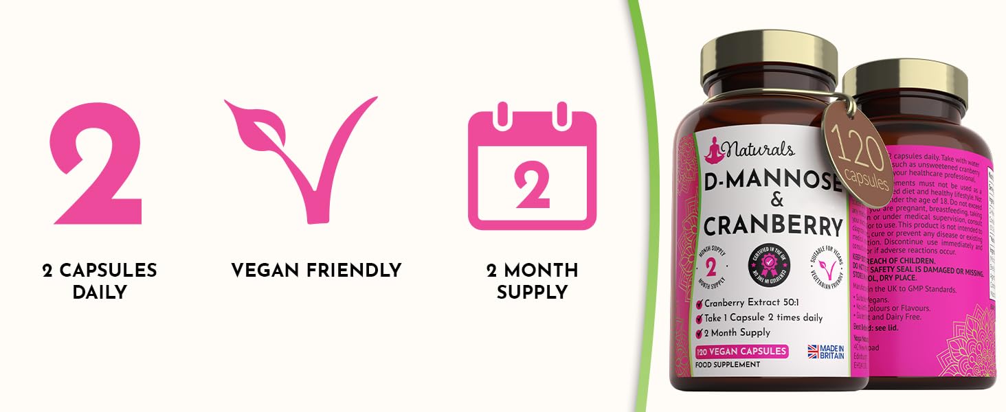 2 Capsules Daily, Vegan Friendly, 2 Month Supply