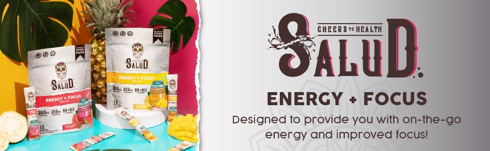 Energy + Focus Designed to provide you with on the go energy and improved focus