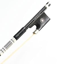 Amazon | VINGOBOW 4/4 カーボン・ファイバー・バイオリンボウ Carbon