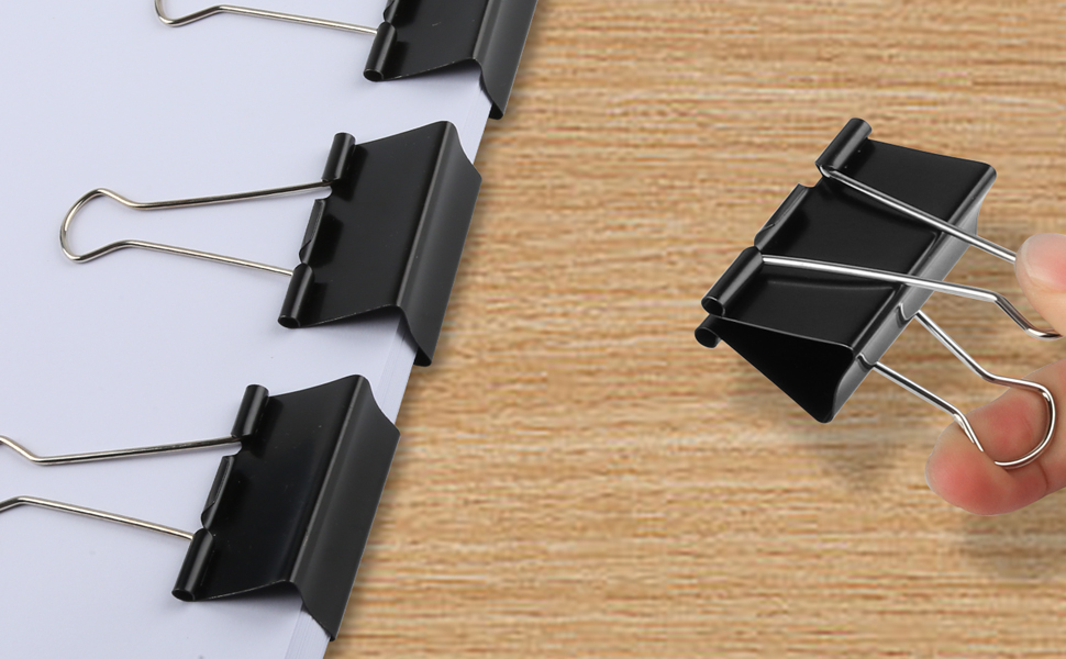 Ufmarine Extra Large Binder Clips Standard 2 inch Length