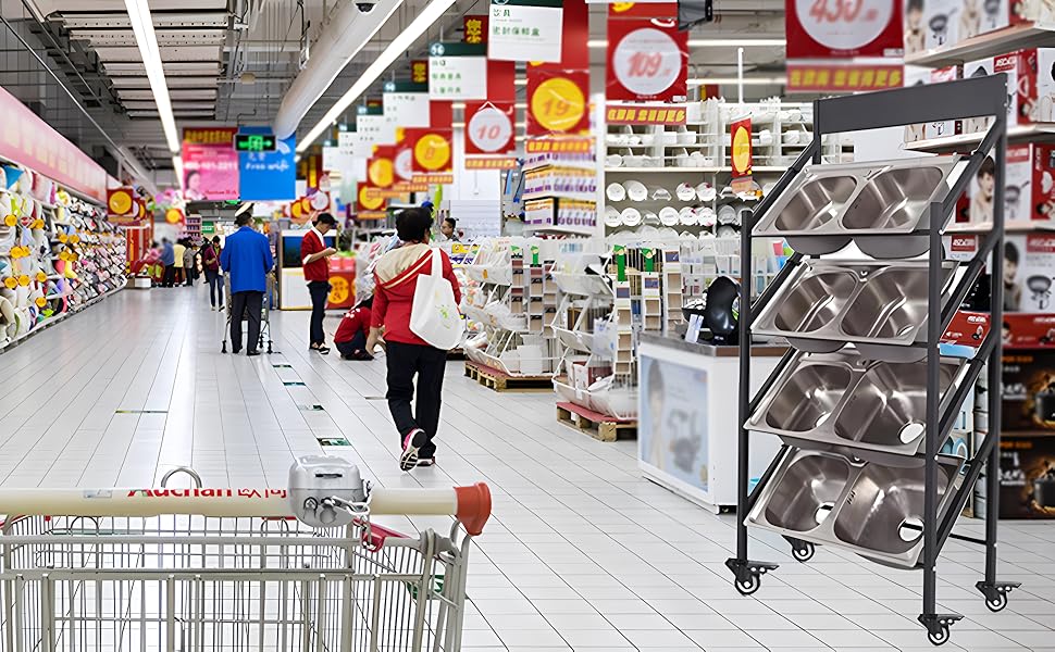 Washing Hand Basin Display Rack