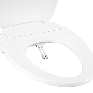 MEJE Abattant Wc Japonais Lavant Non électrique,double Buse Autonettoyante-allongéé 13 soft