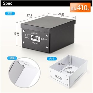 Amazon.co.jp: サンワダイレクト CDケース 収納ボックス CD/38枚