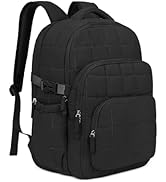 CLUCI 17.3 Inch Laptop Backpack for Women, Anti Theft Travel Backpack, Puffer Quilted Work Backpa...
