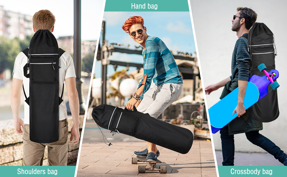Kannino Skateboard Bag for Men WaterProof Skateboard