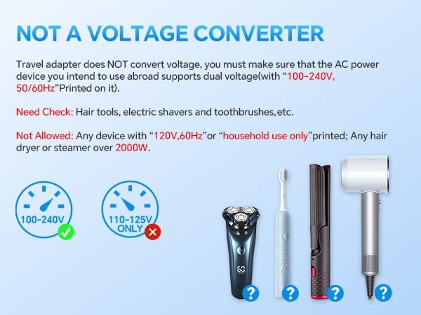 No surge protection, no cords, making it fully cruise ship essentials.