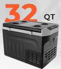 y Amazon.com: EKOJUCE 12 Volt Refrigerator, 32QT(30L