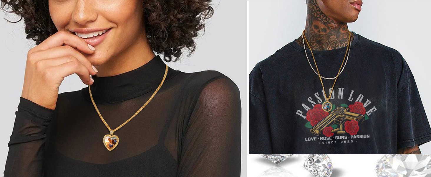 picture pendant necklace