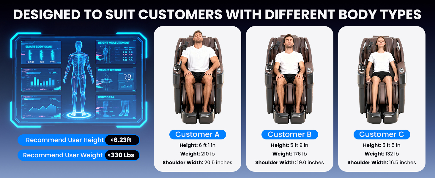 adjustable massage chair