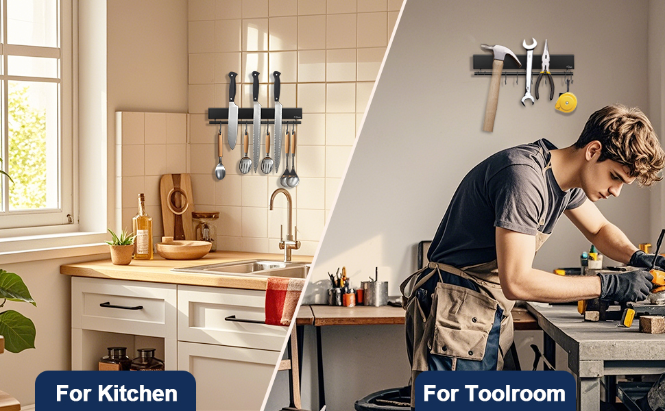 Dmore magnetic knife holder for wall