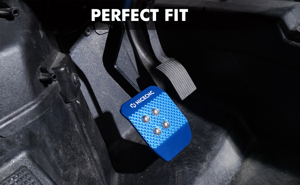 NICECNC Aluminum Brake Pedal Extender Compatible with