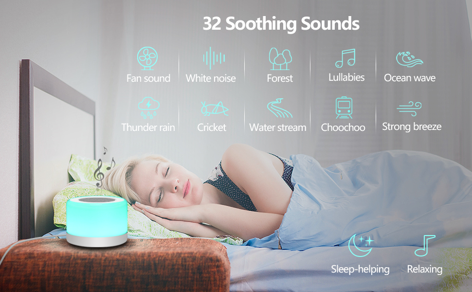 sleep sound machine night light