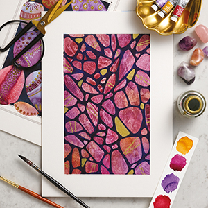 abstract art mixed media watercolour journal prompts artist sketchbook beginner botanical painting