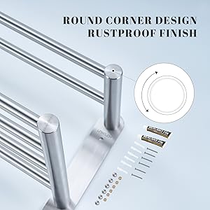 bathroom towel rack