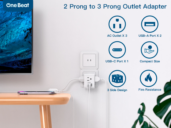 Amazon.com: 2 Pack US to Japan Plug Adapter, 2 Prong to 3