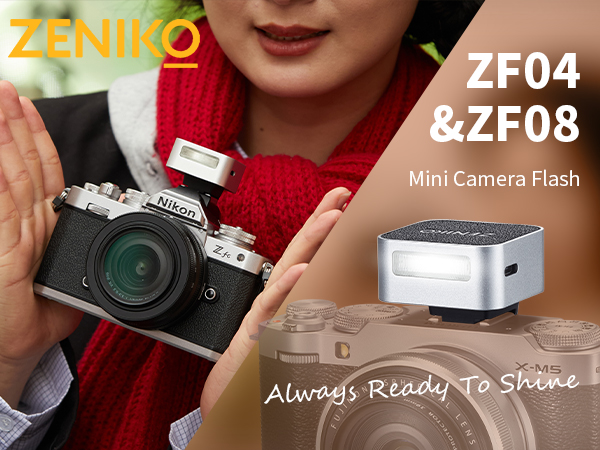 Amazon | ZENIKO ZF08 カメラフラッシュ カメラ用ミニフラッシュ