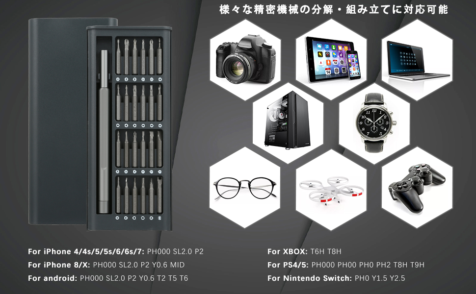 精密ドライバー