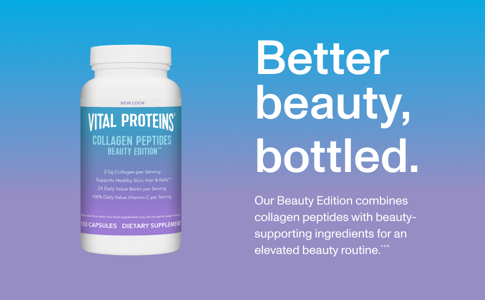A combination of Collagen Peptides and Ingredient to elevate your beauty routine.