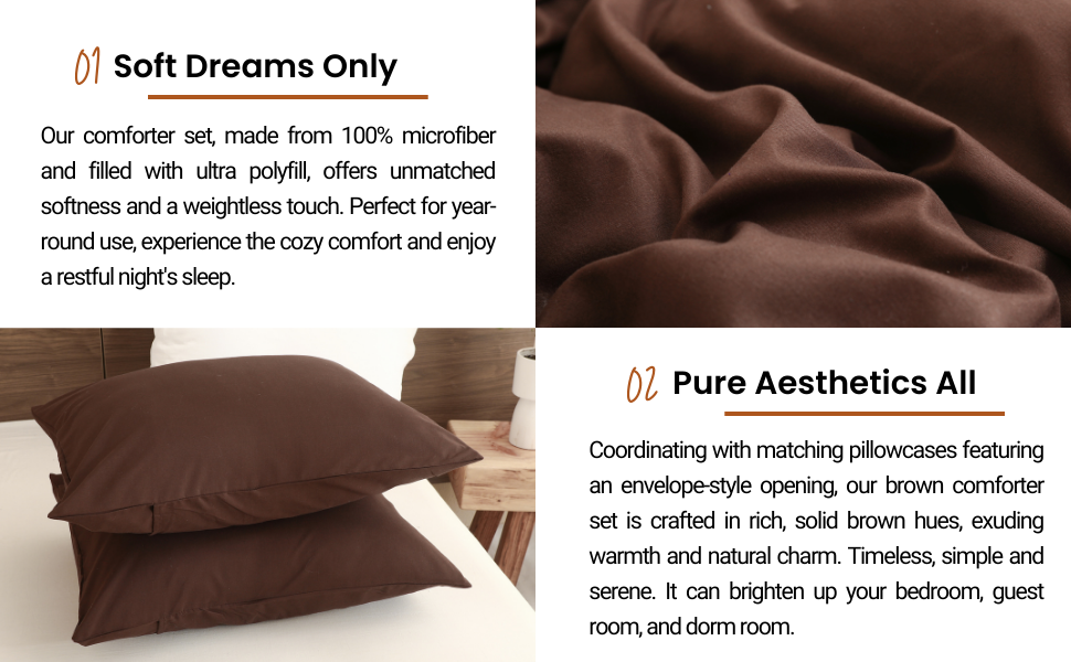 brown comforter king size