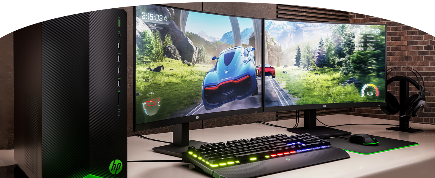 HP 27inch Curved 165Hz QHD Gaming Monitor (X27qc, Black