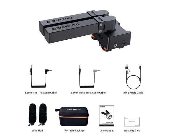 Amazon.com: comica Traxshot Pro Super Cardioid Transformable