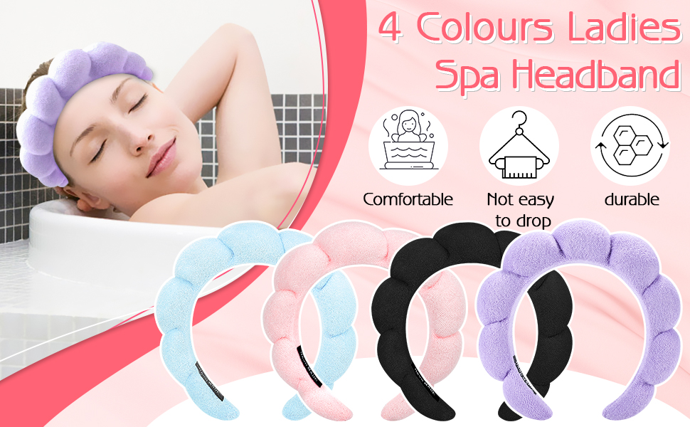 Amazon.com : Zkptops Spa Headband for Washing Face Wristband