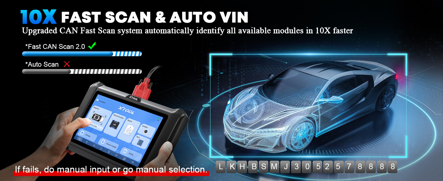 D7S auto scanner diagnostic code scanner auto VIN